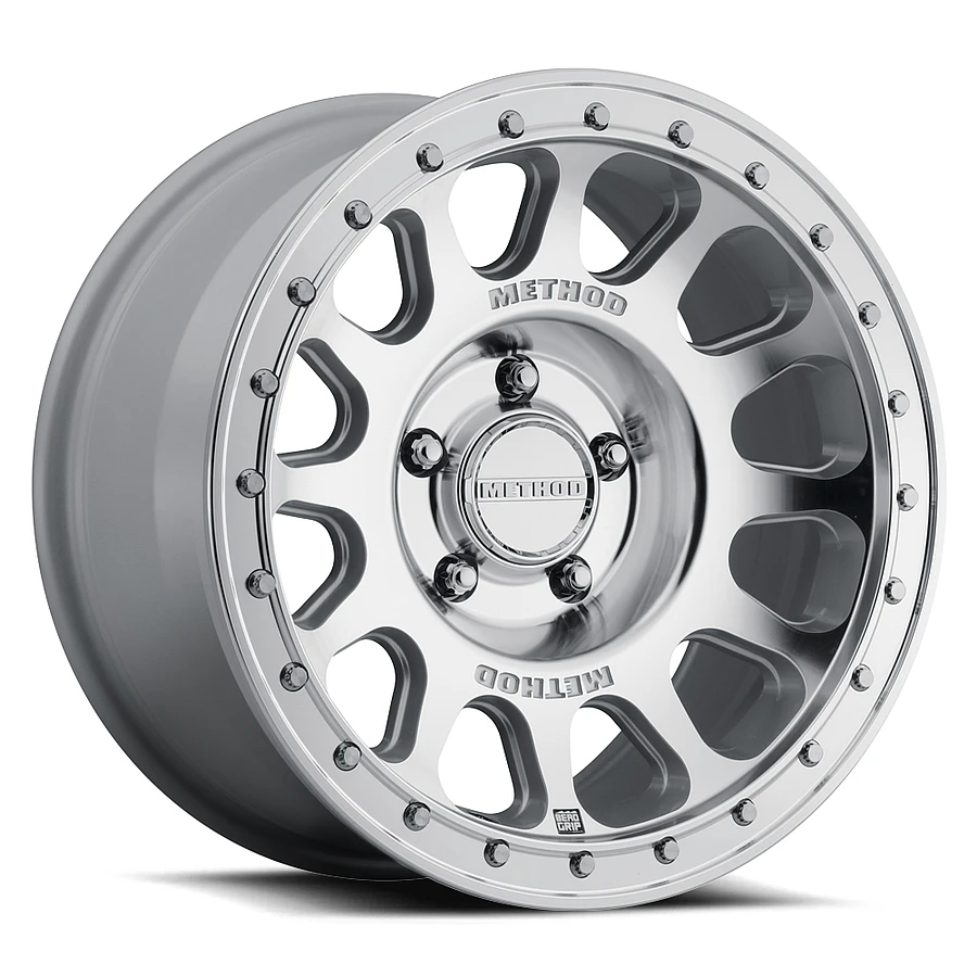 Method MR709 HD Bead Grip Machined - Clear Coat 17 Inch Wheels