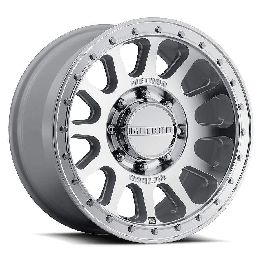MR709 HD Bead Grip Machined - Clear Coat Wheels for Gmc Sierra 2500 Classic