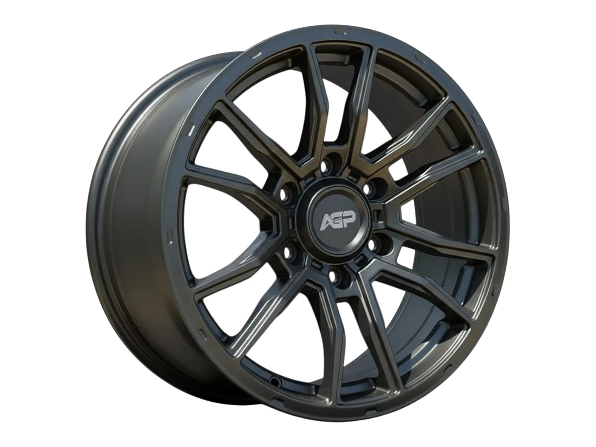 AGP - AGP 306 Wheels Matte Black 17x9 Rims 6x135mm ET+5mm - rims - 17" diameter - 6x135mm