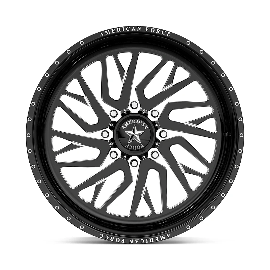 20x10 AFW NOVA SS BLACK MILLED Wheels 8x165.1 Bolt Pattern ET-25 20x10 AFW NOVA SS BLACK MILLED Wheels 8x165.1 Bolt Pattern ET-25