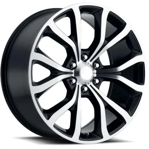 REPLICA 1125 Wheels Machined Black 22x9.5 Rims 6x135mm ET+40mm Replica - REPLICA 1125 Wheels Machined Black 22x9.5 Rims 6x135mm ET+40mm - rims - 22" diameter - 6x135mm