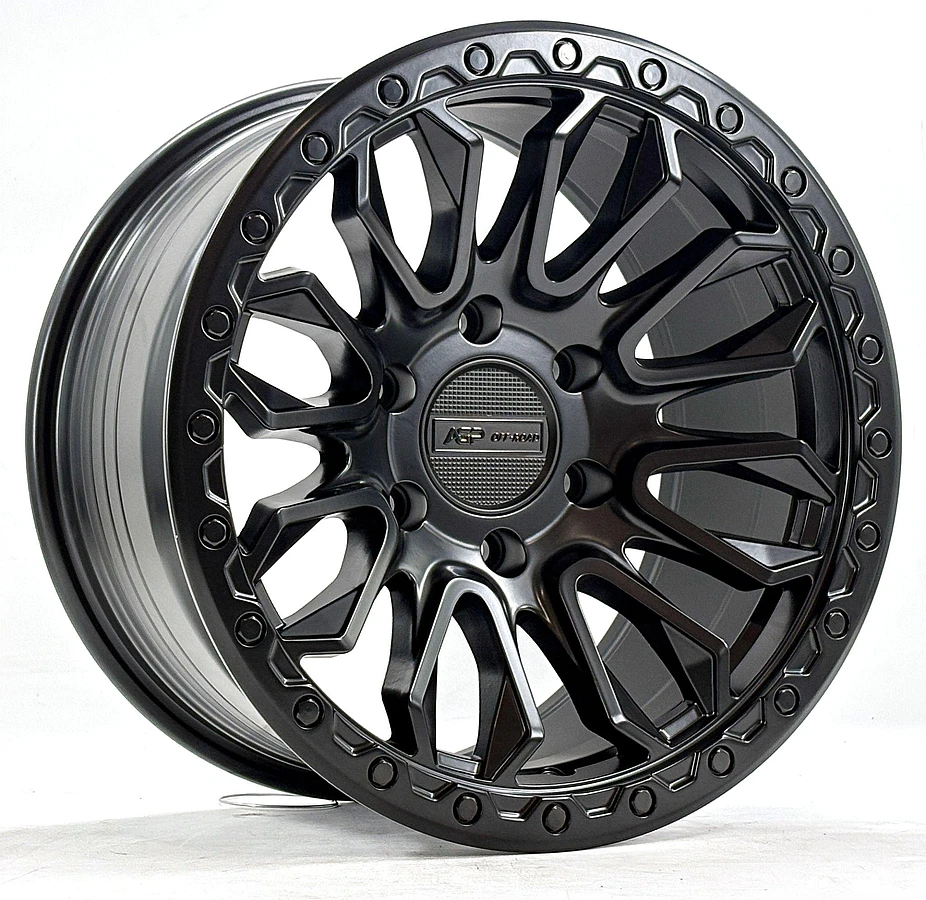 AGP 304 Wheels Matte Black 20x9 Rims 8x180mm ET0mm