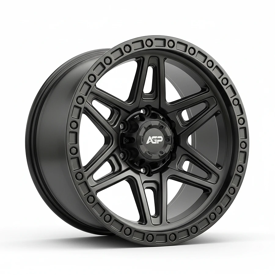 307 Matte Black Rims for Toyota Tacoma, Toyota 4Runner, Chevy Silverado