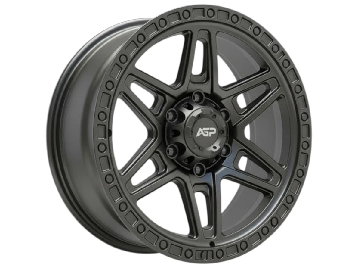 AGP 307 Wheels Matte Black 17x9 Rims 6x139.7mm ET0mm AGP - AGP 307 Wheels Matte Black 17x9 Rims 6x139.7mm ET0mm - rims - 17" diameter - 6x139.7mm