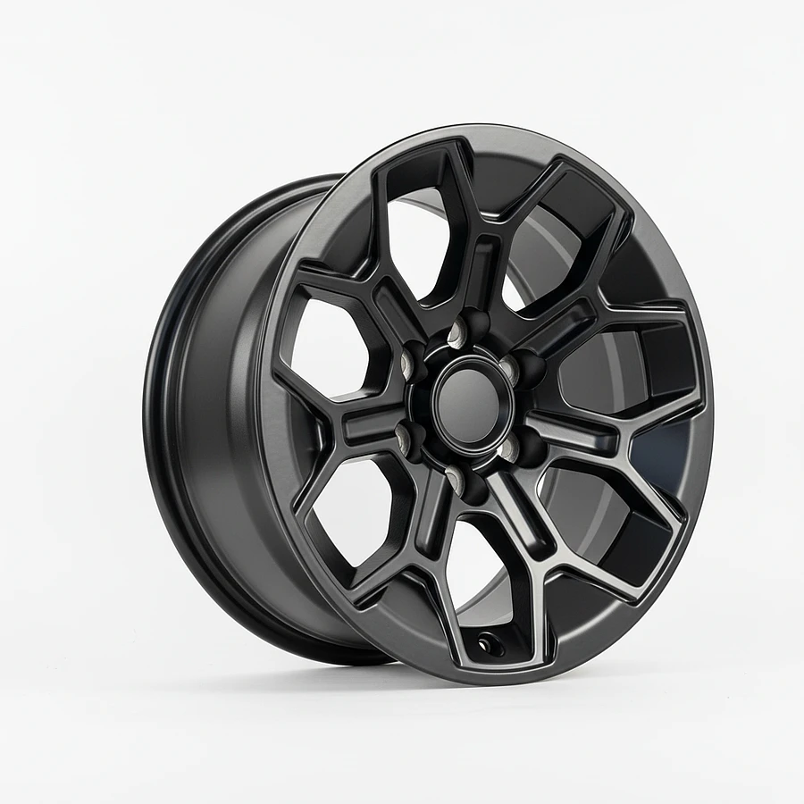 308 Matte Black Rims for Toyota Tacoma, Toyota 4Runner, Chevy Silverado