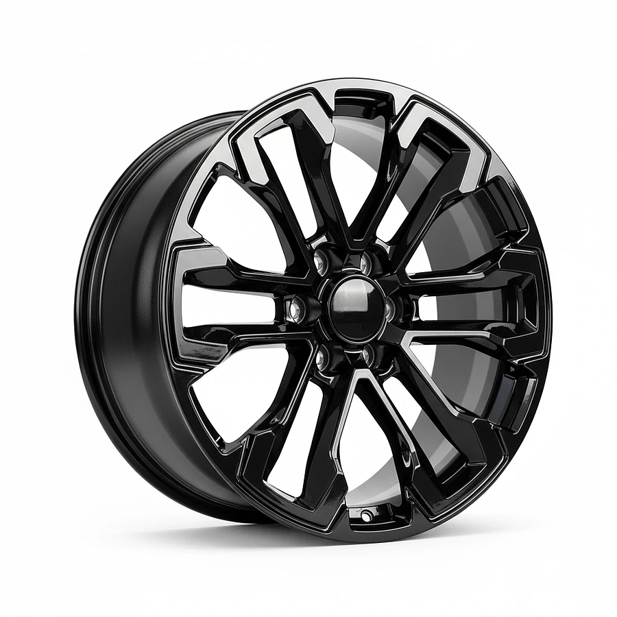 1102 Gloss Black Rims for Toyota Tacoma, Toyota 4Runner, Chevy Silverado