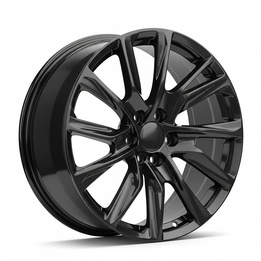 1106 Gloss Black Rims for Toyota Tacoma, Toyota 4Runner, Chevy Silverado
