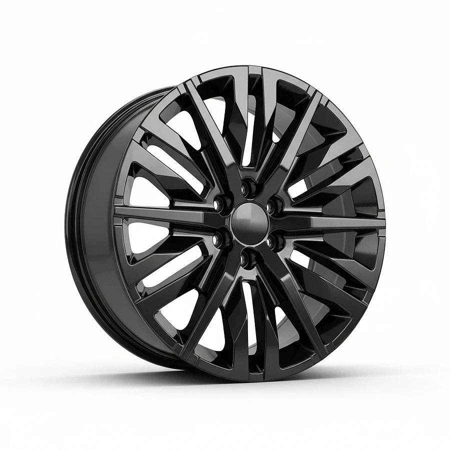 1114 Gloss Black Rims for Toyota Tacoma, Toyota 4Runner, Chevy Silverado