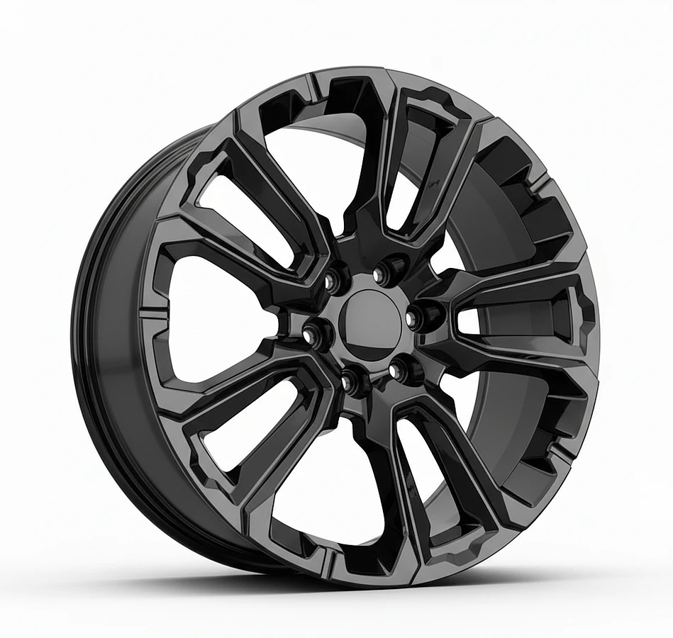 1120 Gloss Black Rims for Toyota Tacoma, Toyota 4Runner, Chevy Silverado