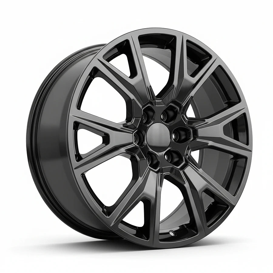 1122 Gloss Black Rims for Toyota Tacoma, Toyota 4Runner, Chevy Silverado