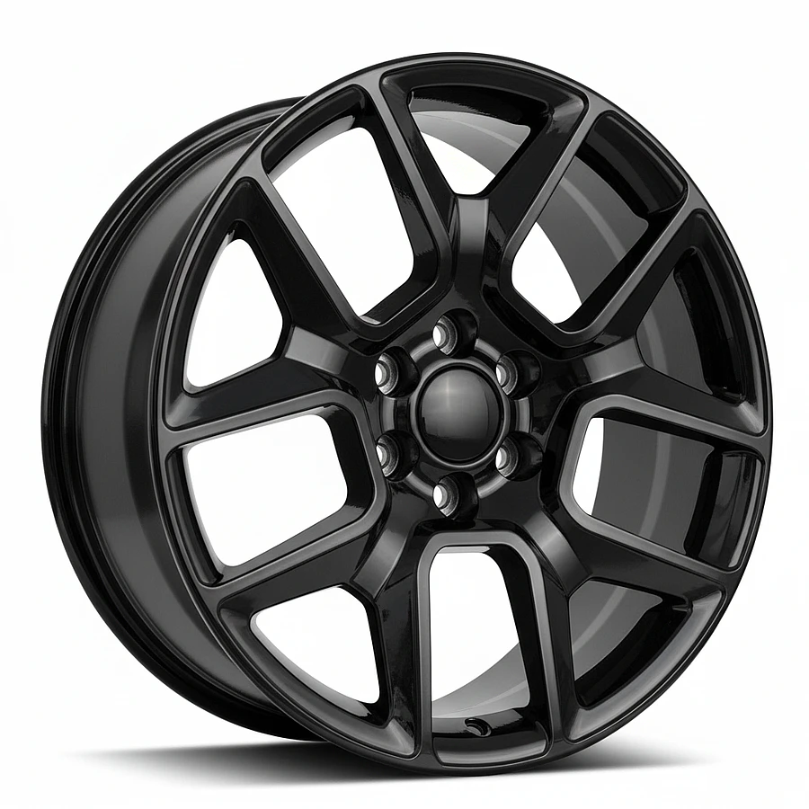 1123 Gloss Black Rims for Toyota Tacoma, Toyota 4Runner, Chevy Silverado