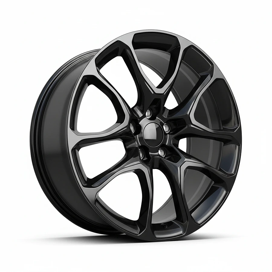 1135 Gloss Black Rims for Jeep Wrangler, Jeep Grand Cherokee, Jeep Gladiator
