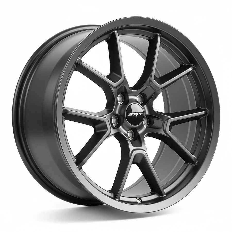 1136 Matte Black Rims 20x9 5x115 ET+15