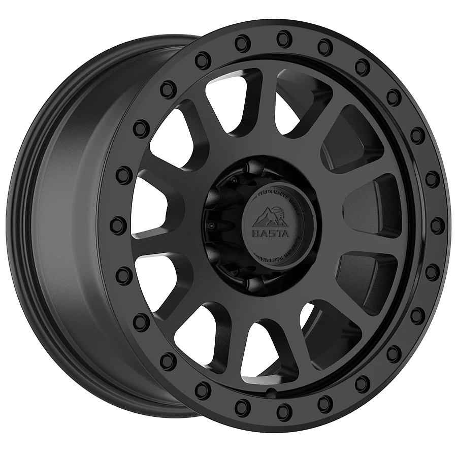 RF1 Matte Black Rims for Ford F150, Ford Expedition, Ford Raptor