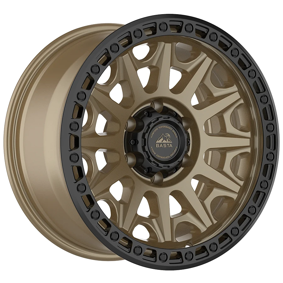 RF2 Bronze with Black Ring Rims for Toyota Tacoma, Toyota 4Runner, Chevy Silverado