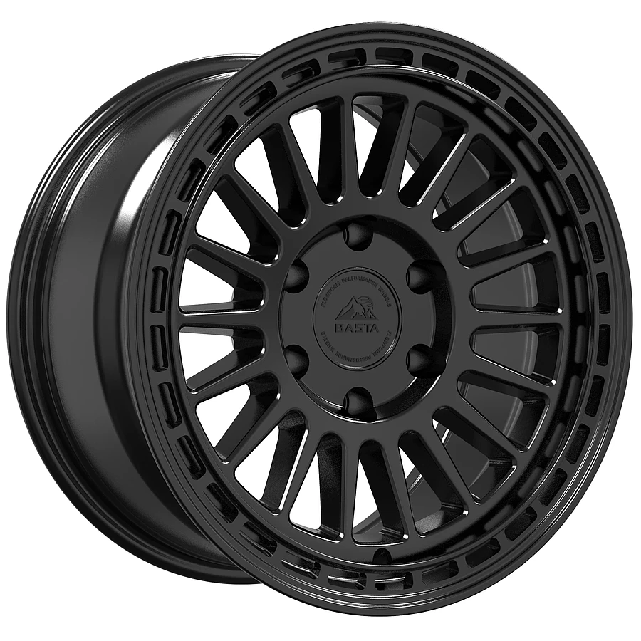 RF3 Matte Black Rims for Toyota Tacoma, Toyota 4Runner, Chevy Silverado