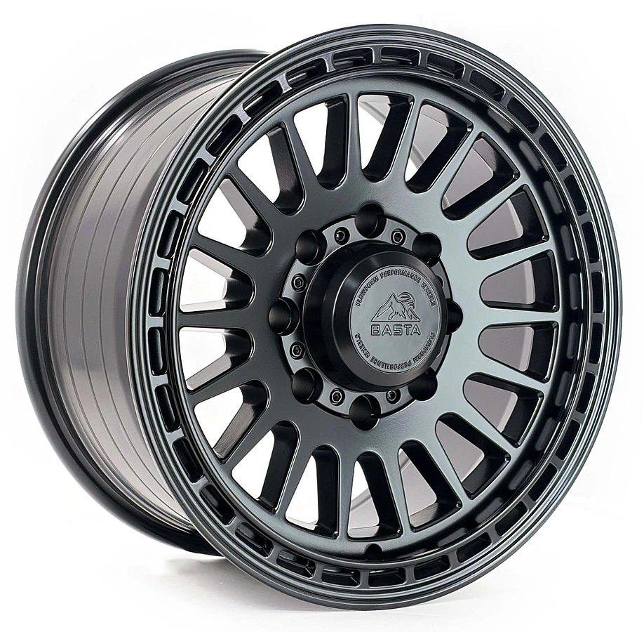 17 Inch Matte Black 6 Lug Rims RF3MB-178560+18