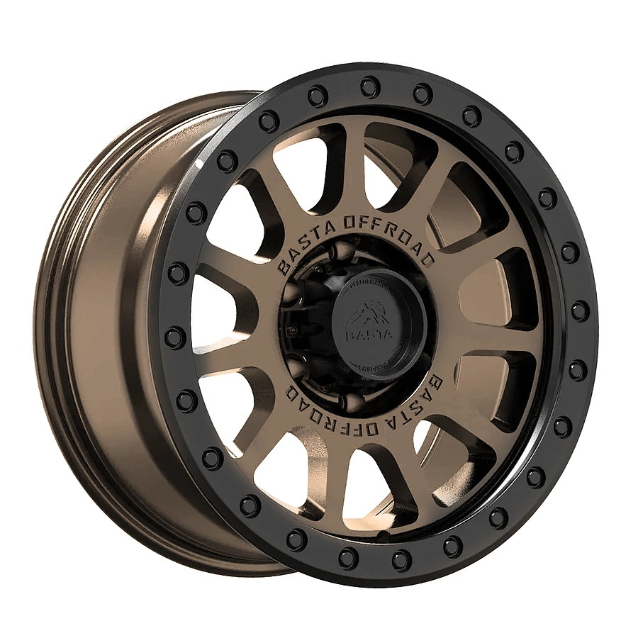 BASTA RF1 Wheels Bronze with Black Ring 17x8.5 Rims 6x135mm ET+18mm