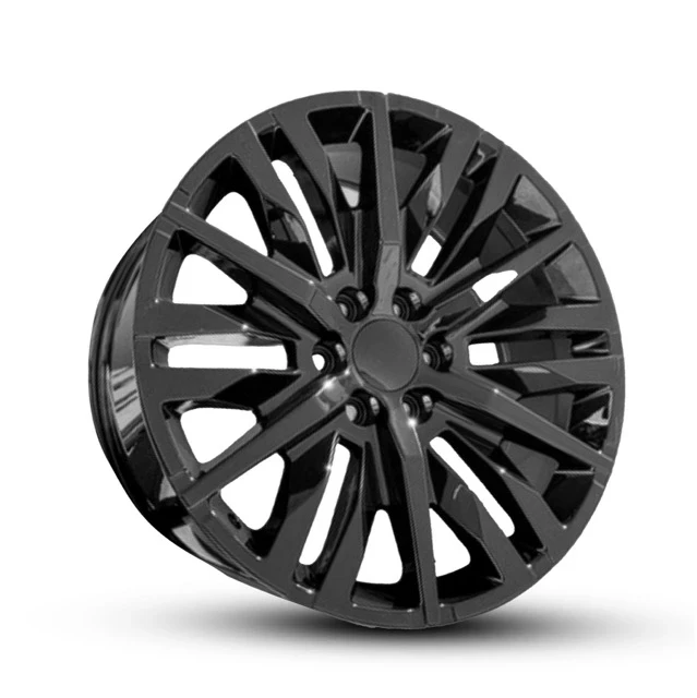 REPLICA 1114 Wheels Gloss Black 22x9 Rims 6x139.7mm ET+28mm