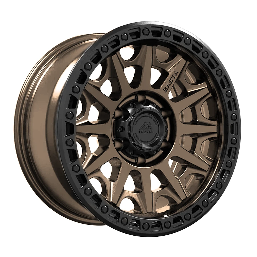 BASTA RF2 Wheels Bronze with Black Ring 17x8.5 Rims 6x139.7mm ET+18mm