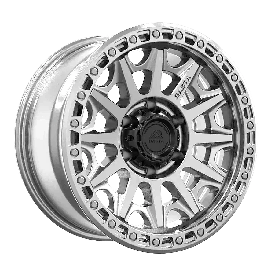 Basta RF2 Silver Machined Wheel Basta RF2 Silver Machined Wheel