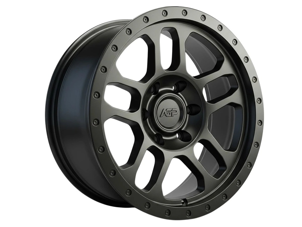 AGP 301 Wheels Matte Black 17x9 Rims 6x139.7mm ET-12mm AGP - AGP 301 Wheels Matte Black 17x9 Rims 6x139.7mm ET-12mm - rims - 17" diameter - 6x139.7mm