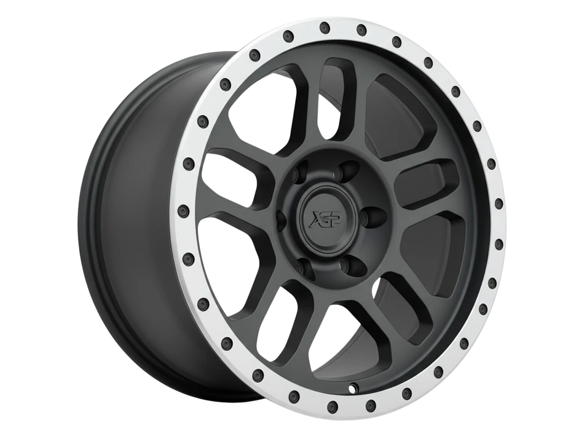 AGP 301 Wheels Matte Black with Machined Ring 17x9 Rims 5x127mm ET-12mm AGP - AGP 301 Wheels Matte Black with Machined Ring 17x9 Rims 5x127mm ET-12mm - rims - 17" diameter - 5x127mm