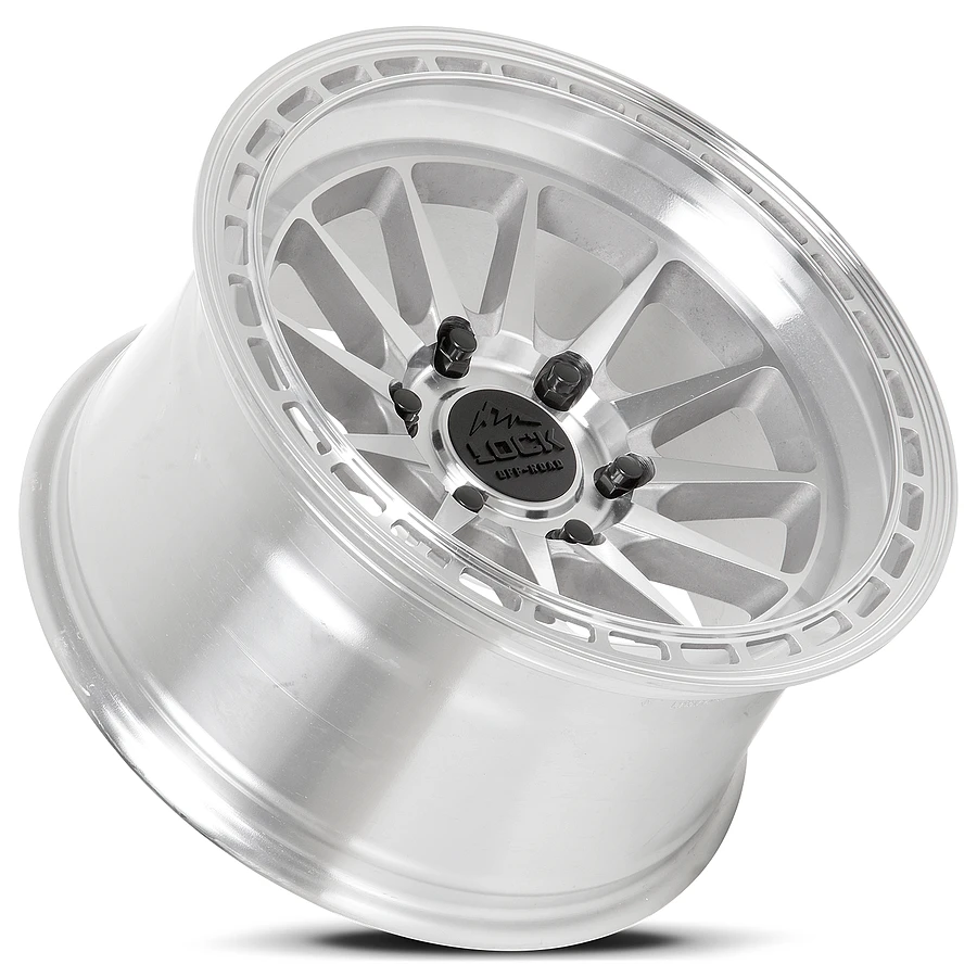 17 Inch Machine With Clear Coat 6 Lug Ford Rims BAJA-7963MC12N