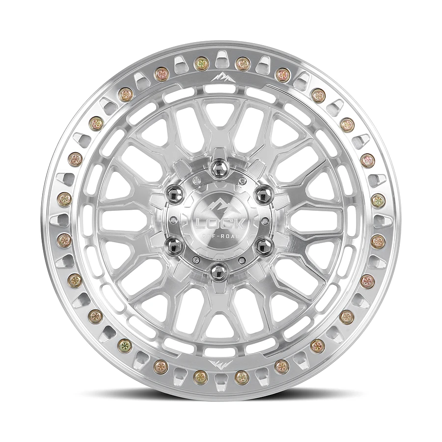 INVADER FORGED BEADLOCK Raw Machine With Machine Ring Forged Rims for Jeep Wrangler, Jeep Grand Cherokee, Jeep Gladiator