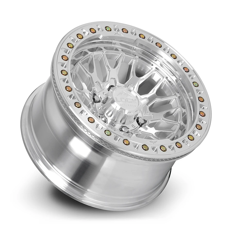 17 Inch Raw Machine With Machine Ring Forged 5 Lug Jeep Rims INVADER-7957MC12NF