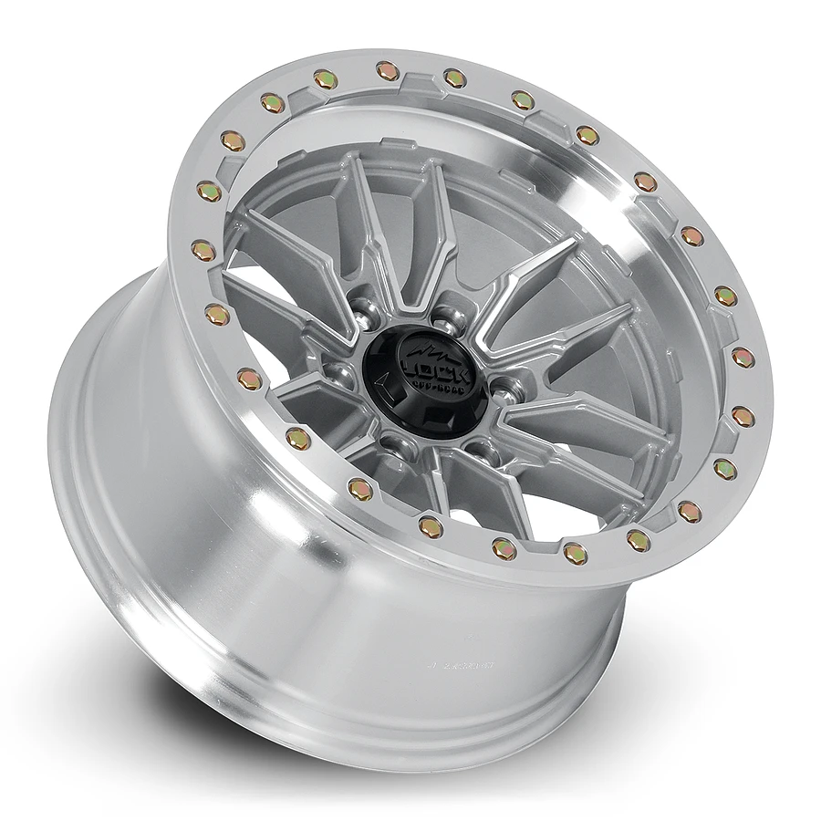 17 Inch Machine With Clear Coat 6 Lug Rims KRAWLER-7969MC