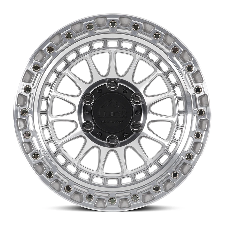 MOJAVE Machine With Clear Coat Rims for Ford F150, Ford Expedition, Ford Raptor
