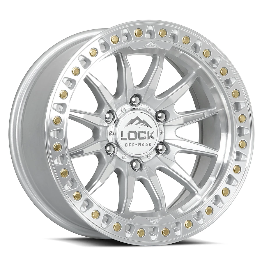LOCK OFFROAD TRAIL Wheels Machine With Clear Coat 20x9 Rims 6x139.7mm ET+1mm LOCK OFFROAD - LOCK OFFROAD TRAIL Wheels Machine With Clear Coat 20x9 Rims 6x139.7mm ET+1mm - rims - 20" diameter - 6x139.7mm