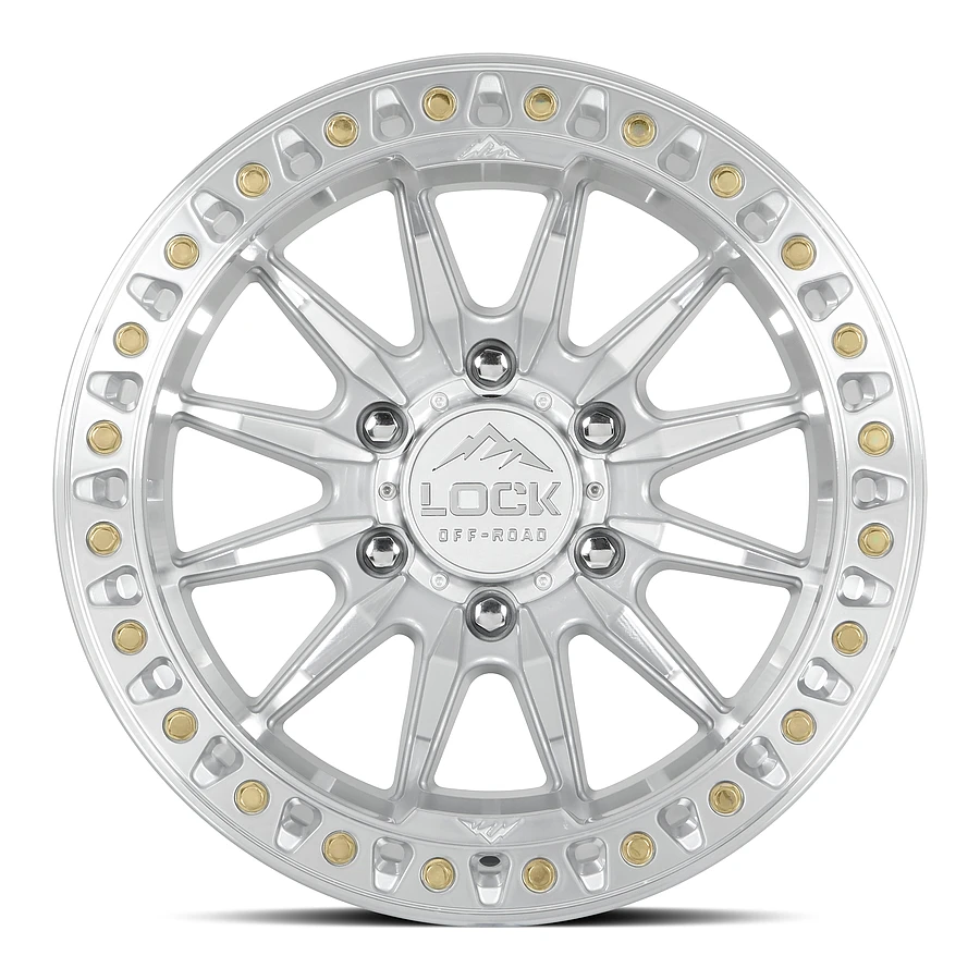 TRAIL Machine With Clear Coat Rims for Toyota Tacoma, Toyota 4Runner, Chevy Silverado