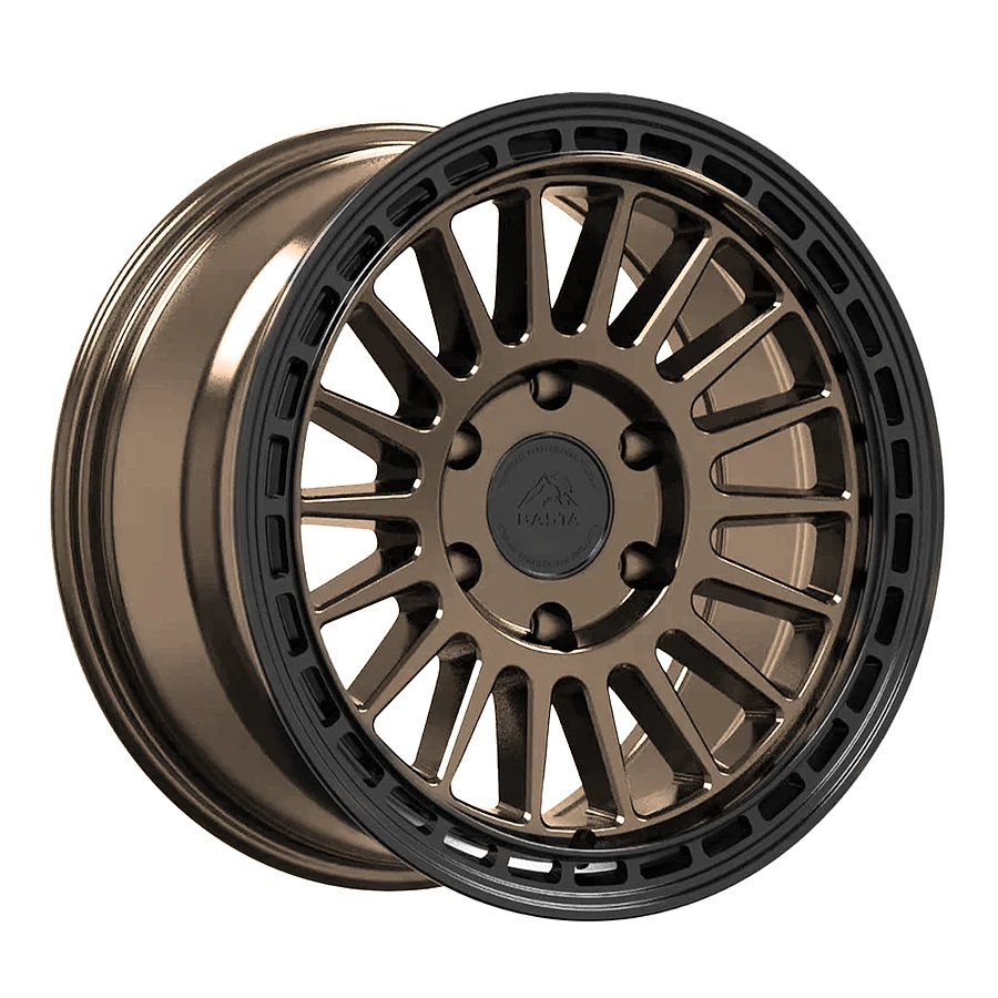BASTA RF3 Wheels Bronze with Black Ring 17x8.5 Rims 6x139.7mm ET+18mm BASTA - BASTA RF3 Wheels Bronze with Black Ring 17x8.5 Rims 6x139.7mm ET+18mm - rims - 17" diameter - 6x139.7mm