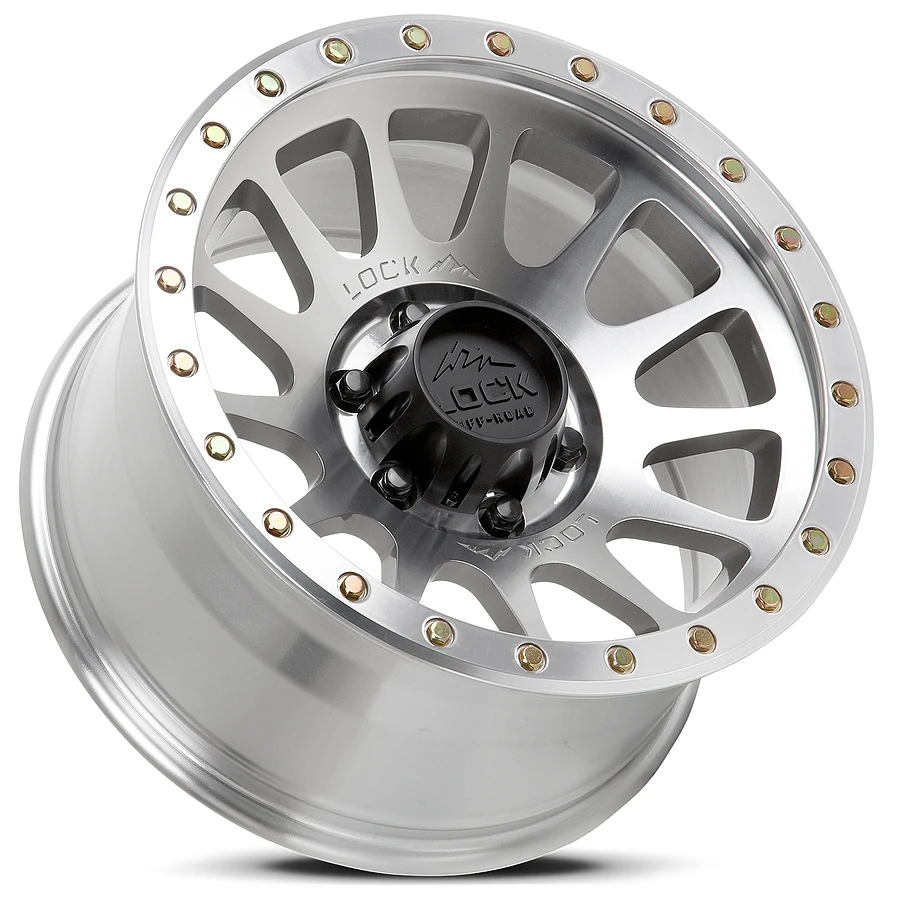 17 Inch Machine With Clear Coat 5 Lug Jeep Rims YOSEMITE-7957MC
