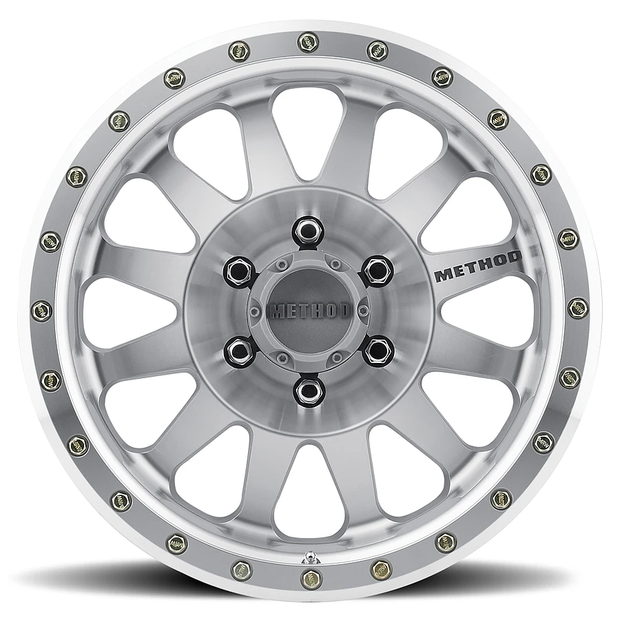 MR304 Double Standard Machined - Clear Coat Rims for Ford F150, Ford Expedition, Ford Raptor