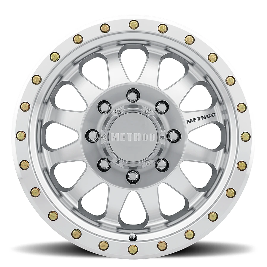 Method MR304 Double Standard Machined - Clear Coat 17 Inch Wheels