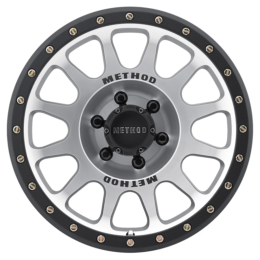MR305 NV Machined - Matte Black Lip Rims for Toyota Tacoma, Toyota 4Runner, Chevy Silverado