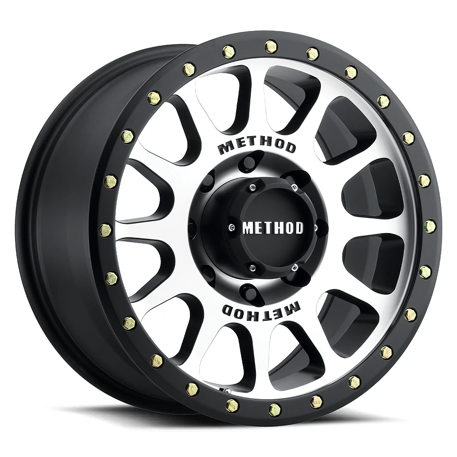 17 Inch Machined - Matte Black Lip 6 Lug Ford Rims MR30578516300