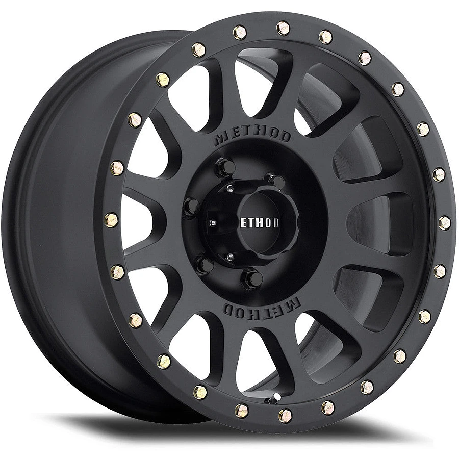 METHOD MR305 NV Wheels Matte Black - Gloss Black Lip 17x8.5 Rims 6x139.7mm ET+25mm Method - METHOD MR305 NV Wheels Matte Black - Gloss Black Lip 17x8.5 Rims 6x139.7mm ET+25mm - rims - 17" diameter - 6x139.7mm