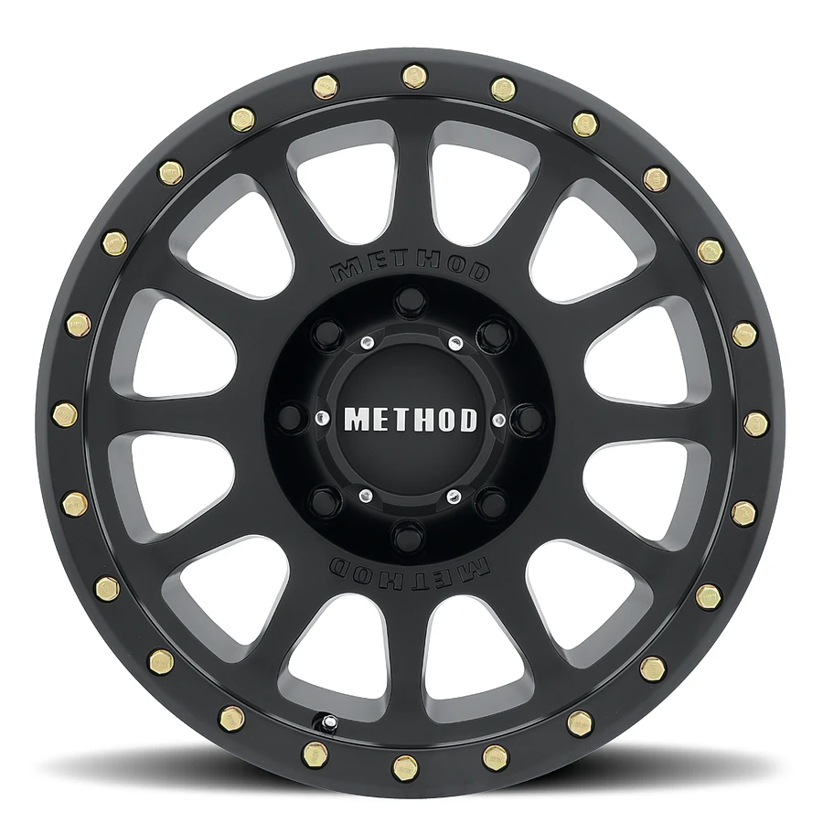 Method MR305 NV Matte Black 17 Inch Wheels