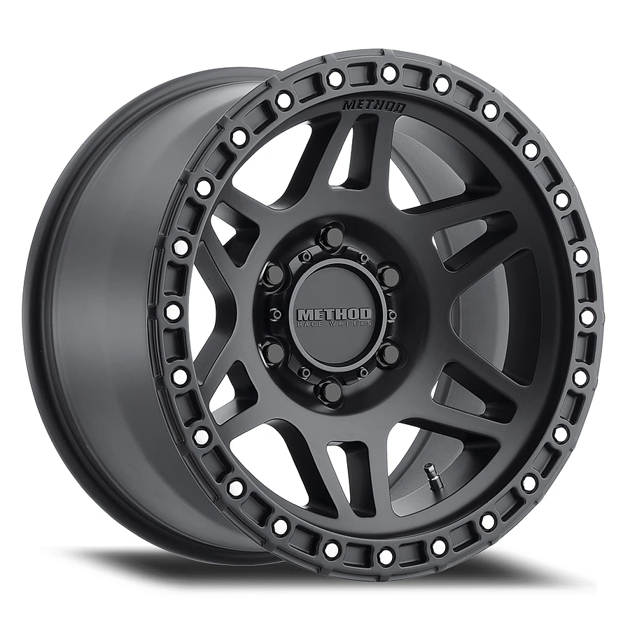 METHOD MR312 Wheels Matte Black 17x8.5 Rims 5x139.7mm ET0mm Method - METHOD MR312 Wheels Matte Black 17x8.5 Rims 5x139.7mm ET0mm - rims - 17" diameter - 5x139.7mm