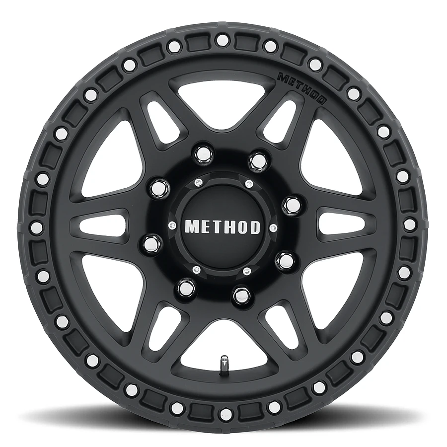 Method MR312 Matte Black 17 Inch Wheels