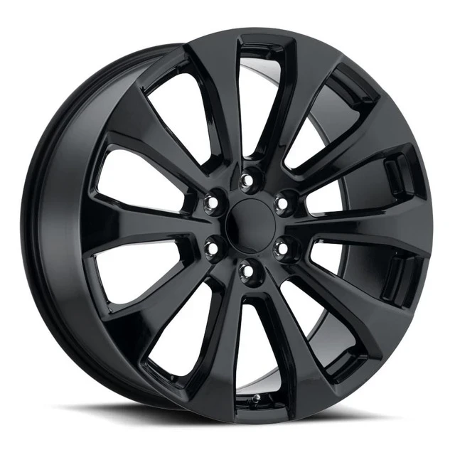 REPLICA 1115 Wheels Gloss Black 22x9 Rims 6x139.7mm ET+28mm Replica - REPLICA 1115 Wheels Gloss Black 22x9 Rims 6x139.7mm ET+28mm - rims - 22" diameter - 6x139.7mm