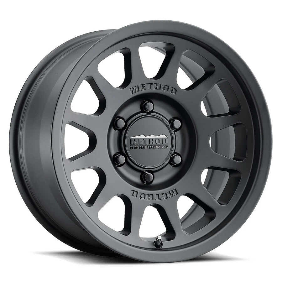 METHOD MR703 Bead Grip Wheels Matte Black 17x8.5 Rims 6x135mm ET0mm Method - METHOD MR703 Bead Grip Wheels Matte Black 17x8.5 Rims 6x135mm ET0mm - rims - 17" diameter - 6x135mm