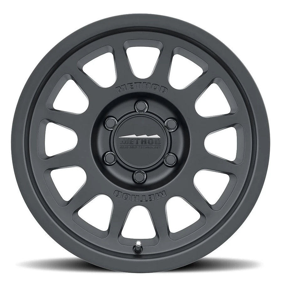 MR703 Bead Grip Matte Black Rims for Ford F150, Ford Expedition, Ford Raptor