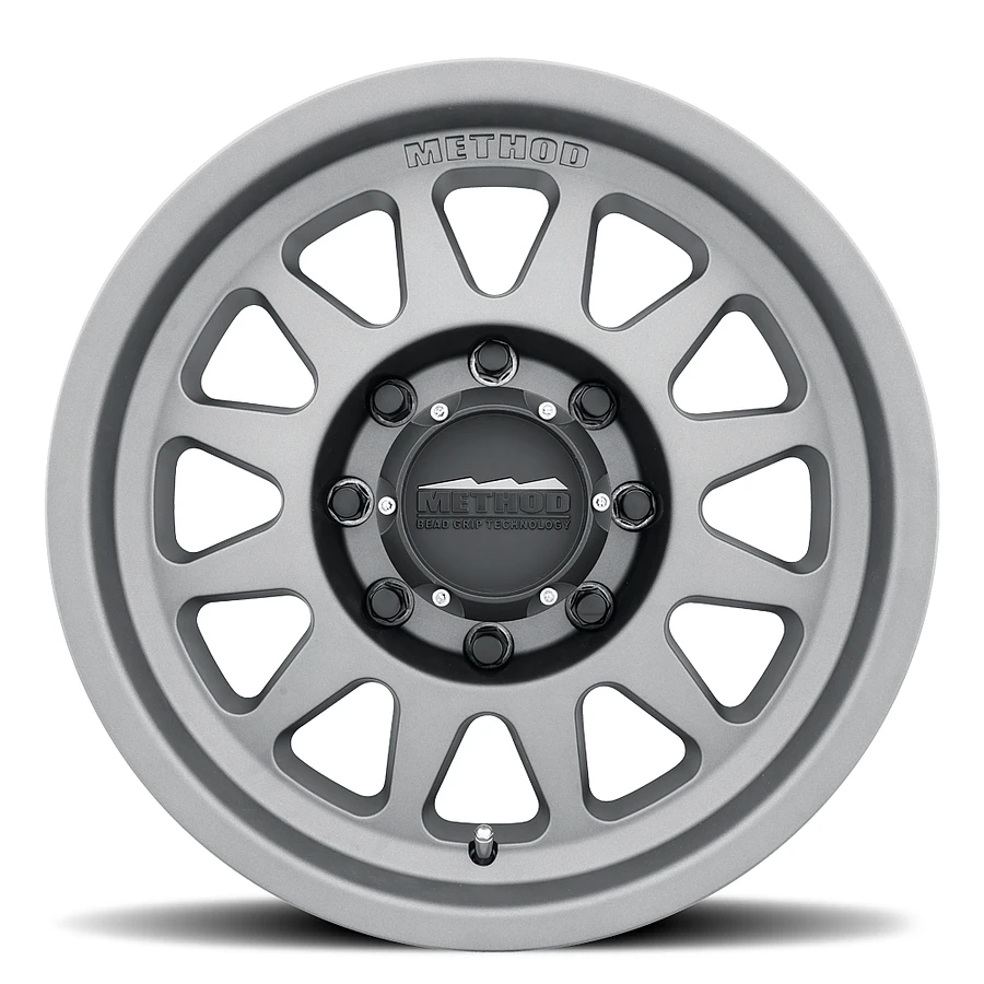 MR704 HD Bead Grip Titanium Rims for Dodge Ram 2500, Dodge Ram 3500, Chevy Silverado 2500 Classic