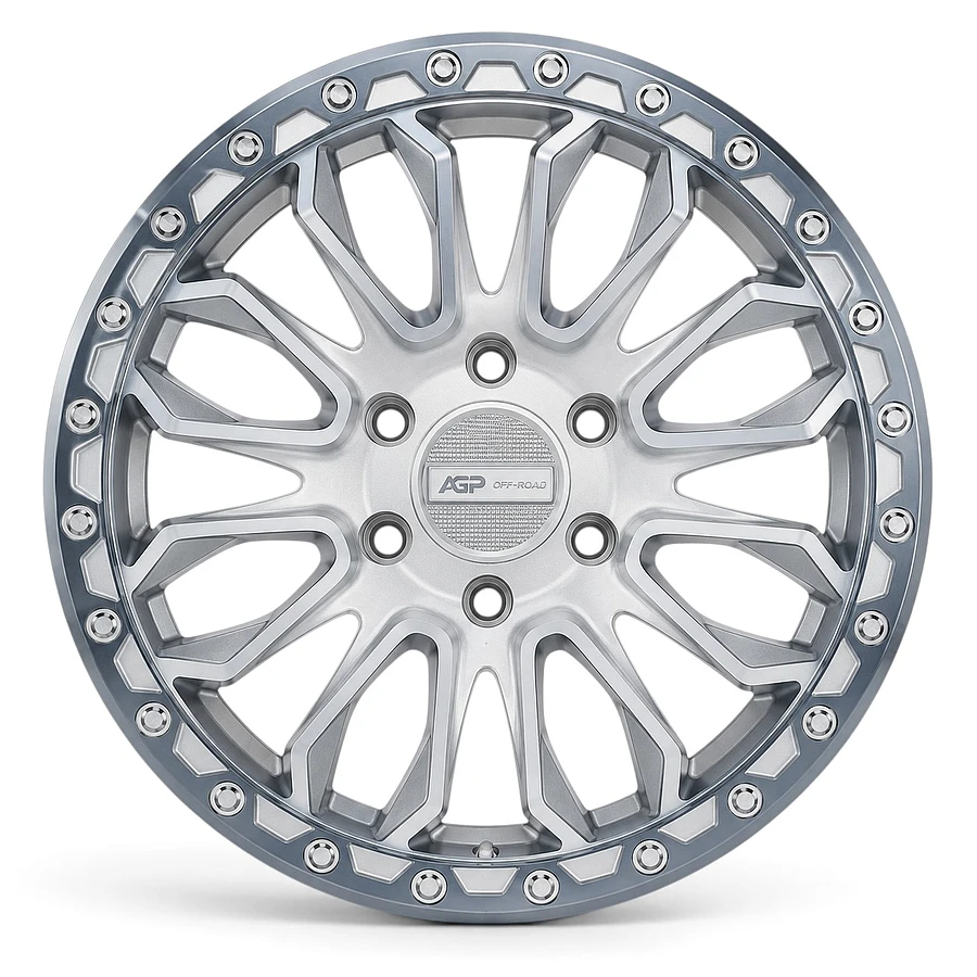 304 Silver Machined Rims for Jeep Wrangler, Jeep Grand Cherokee, Jeep Gladiator
