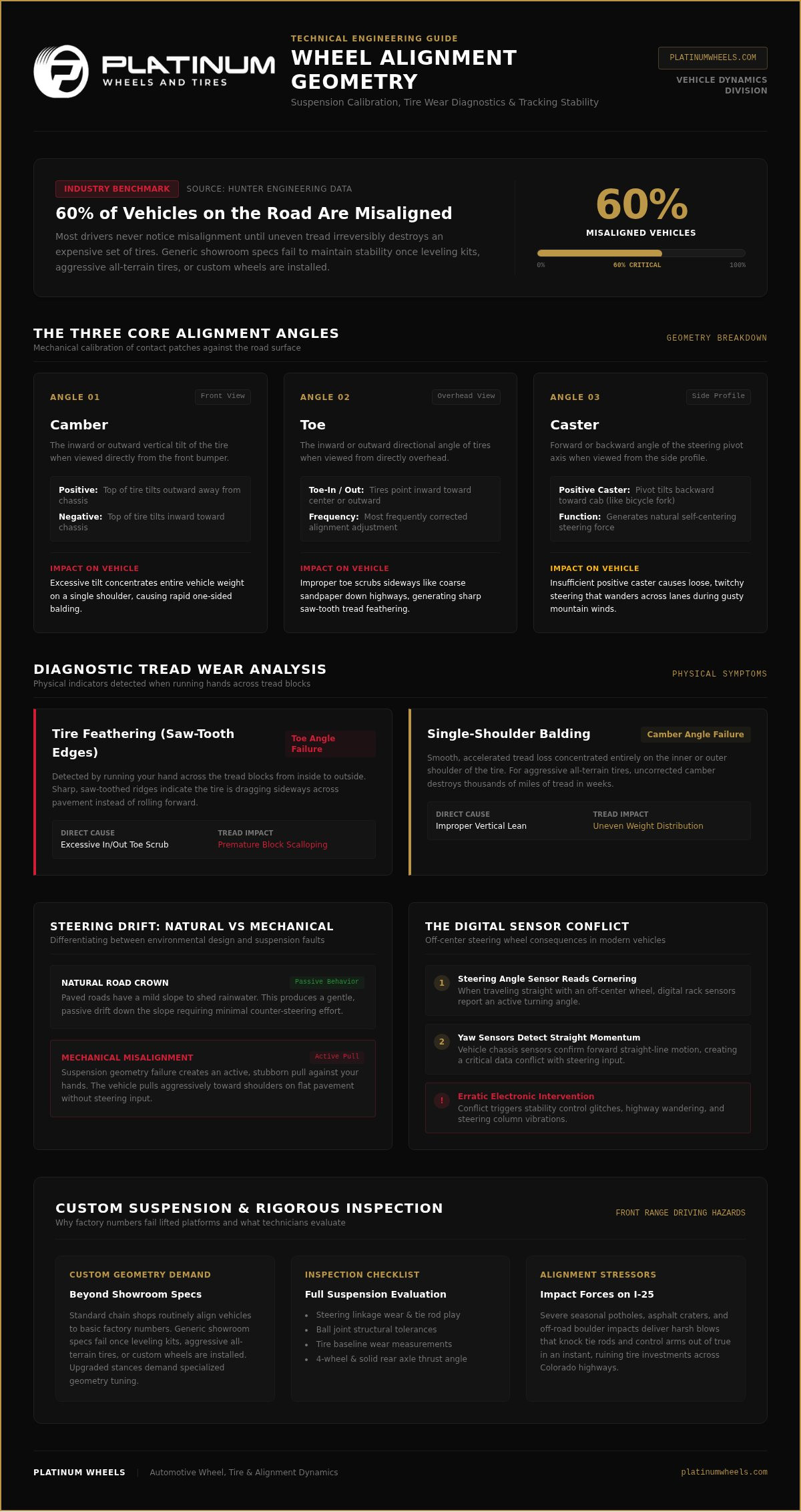 Expert Wheel Alignment in Denver: Protect Your Tires infographic